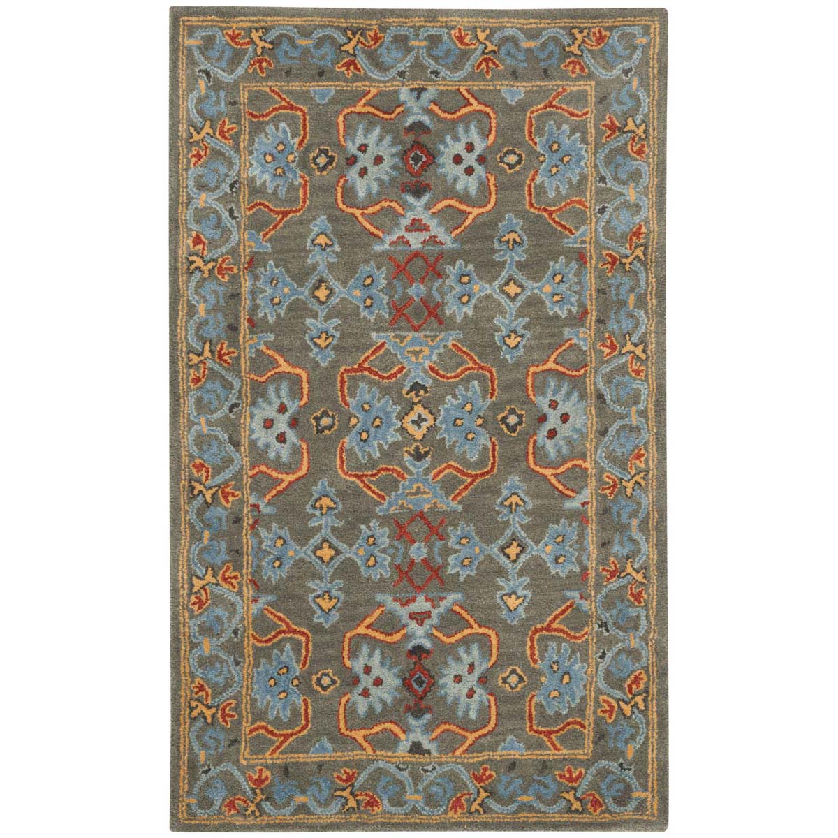 Safavieh Heritage 41W Rug, HG741W - Sage / Blue