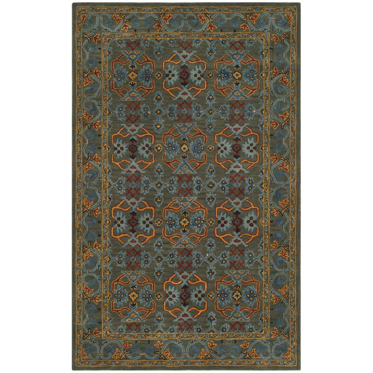 Safavieh Heritage 41W Rug, HG741W - Sage / Blue