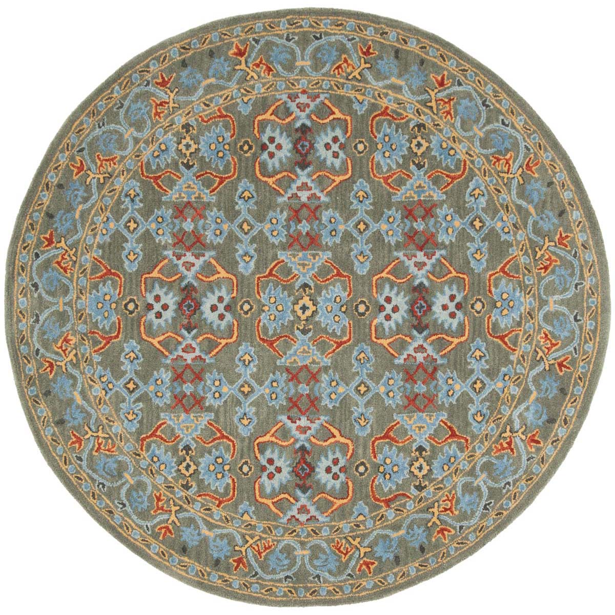 Safavieh Heritage 41W Rug, HG741W - Sage / Blue
