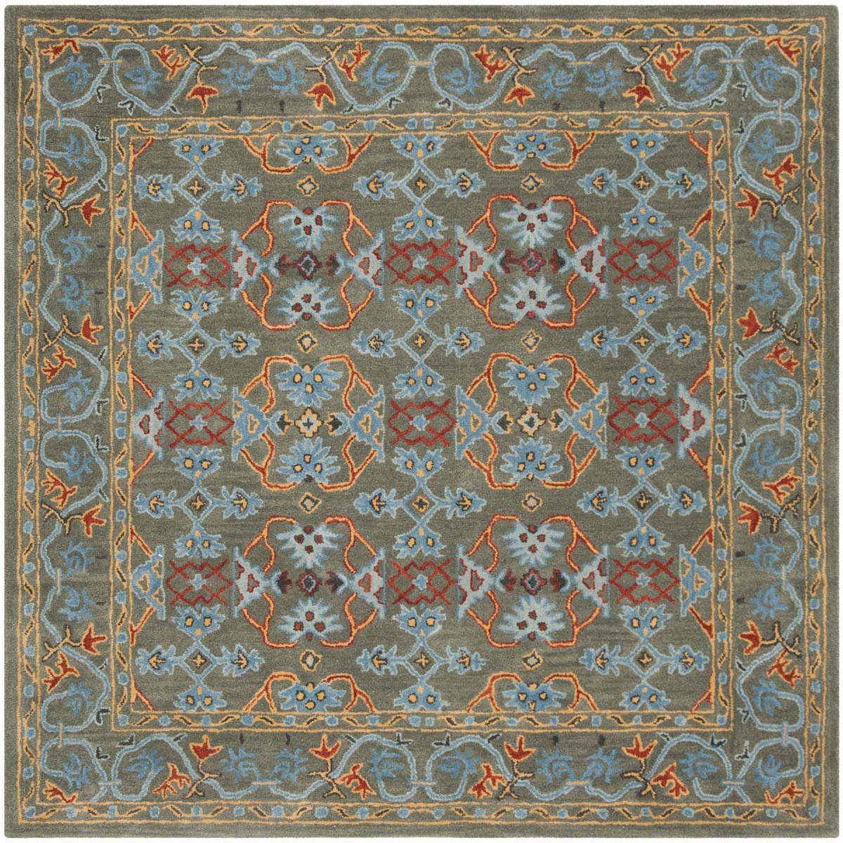 Safavieh Heritage 41W Rug, HG741W - Sage / Blue