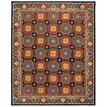 Safavieh Heritage 42N Rug, HG742N - Navy / Orange