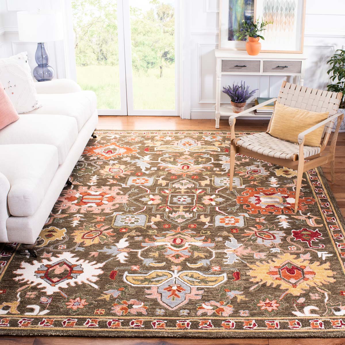 Safavieh Heritage 48 Rug, HG748 - Brown / Green