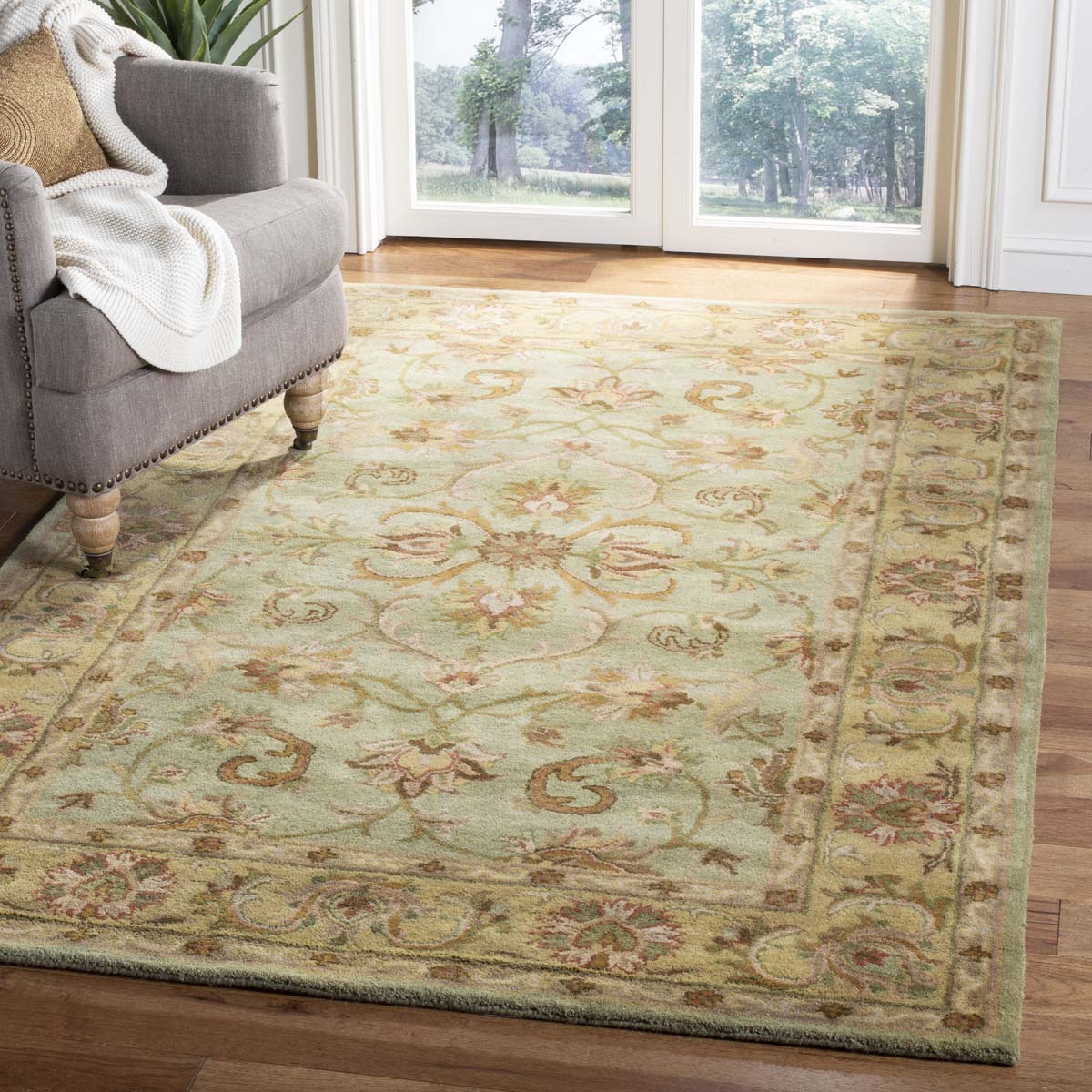 Safavieh Heritage 11 Rug, HG811 - Green / Gold