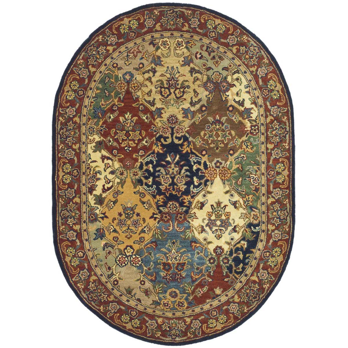 Safavieh Heritage 11 Rug, HG911 - Multi / Burgundy