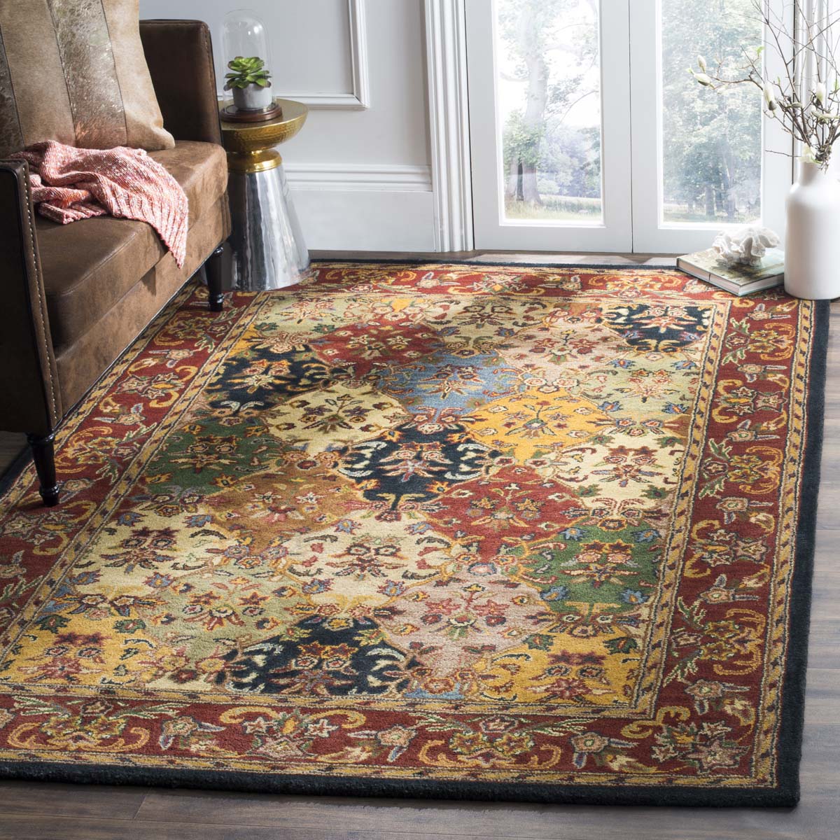 Safavieh Heritage 11 Rug, HG911 - Multi / Burgundy