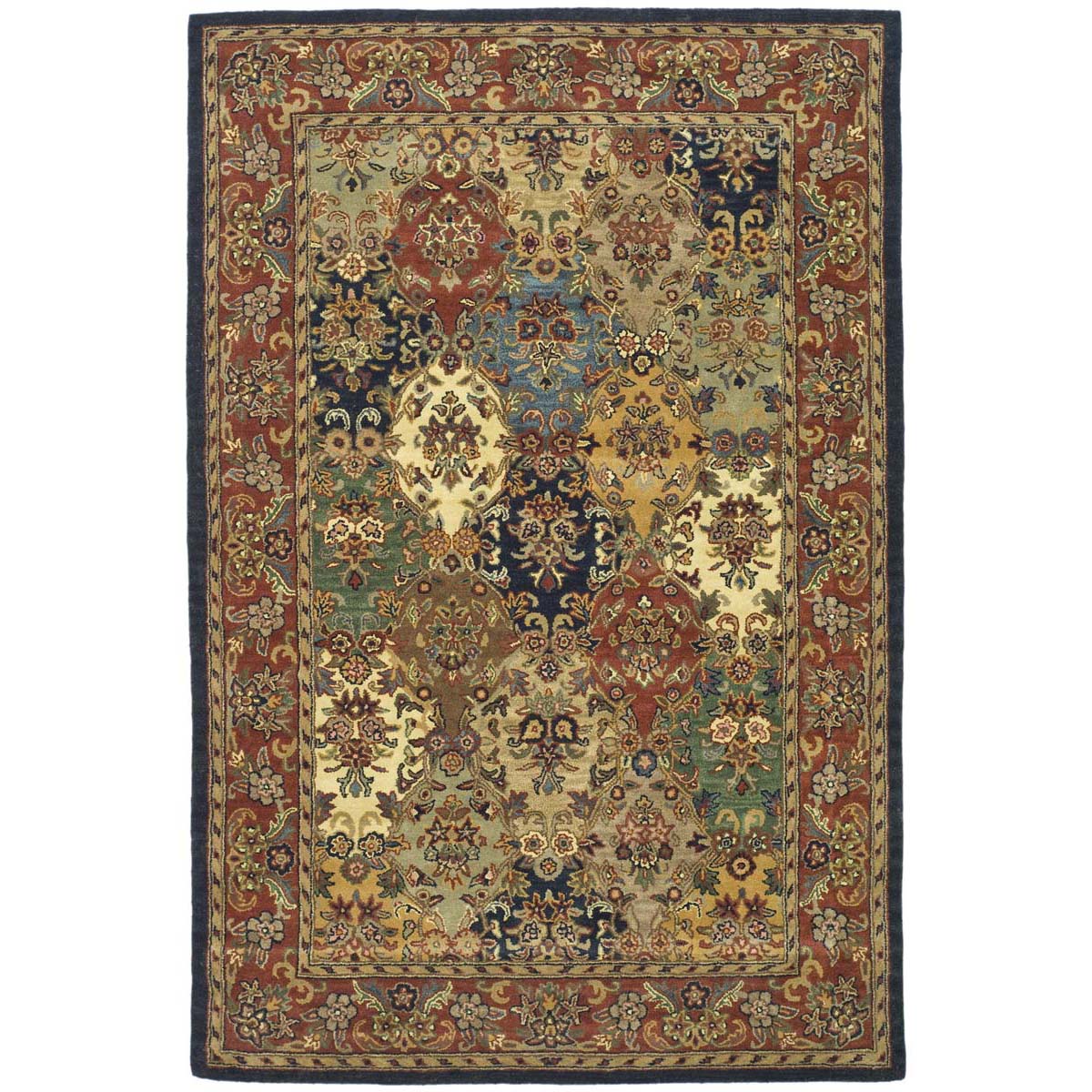 Safavieh Heritage 11 Rug, HG911 - Multi / Burgundy