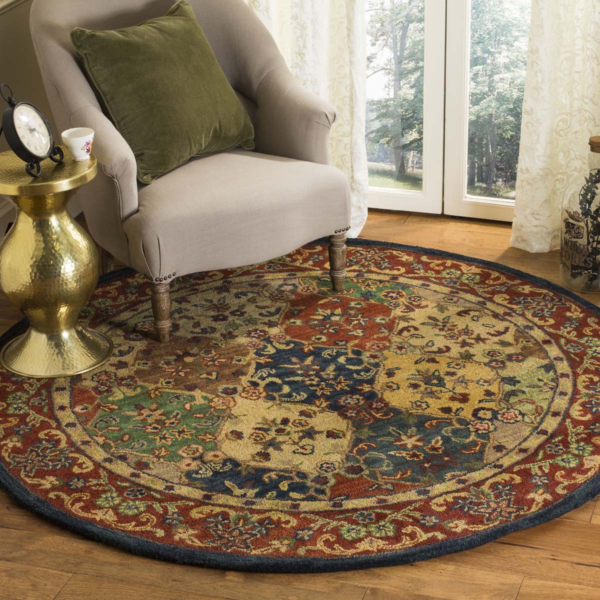 Safavieh Heritage 11 Rug, HG911 - Beige / Burgundy