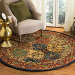 Safavieh Heritage 11 Rug, HG911 - Beige / Burgundy