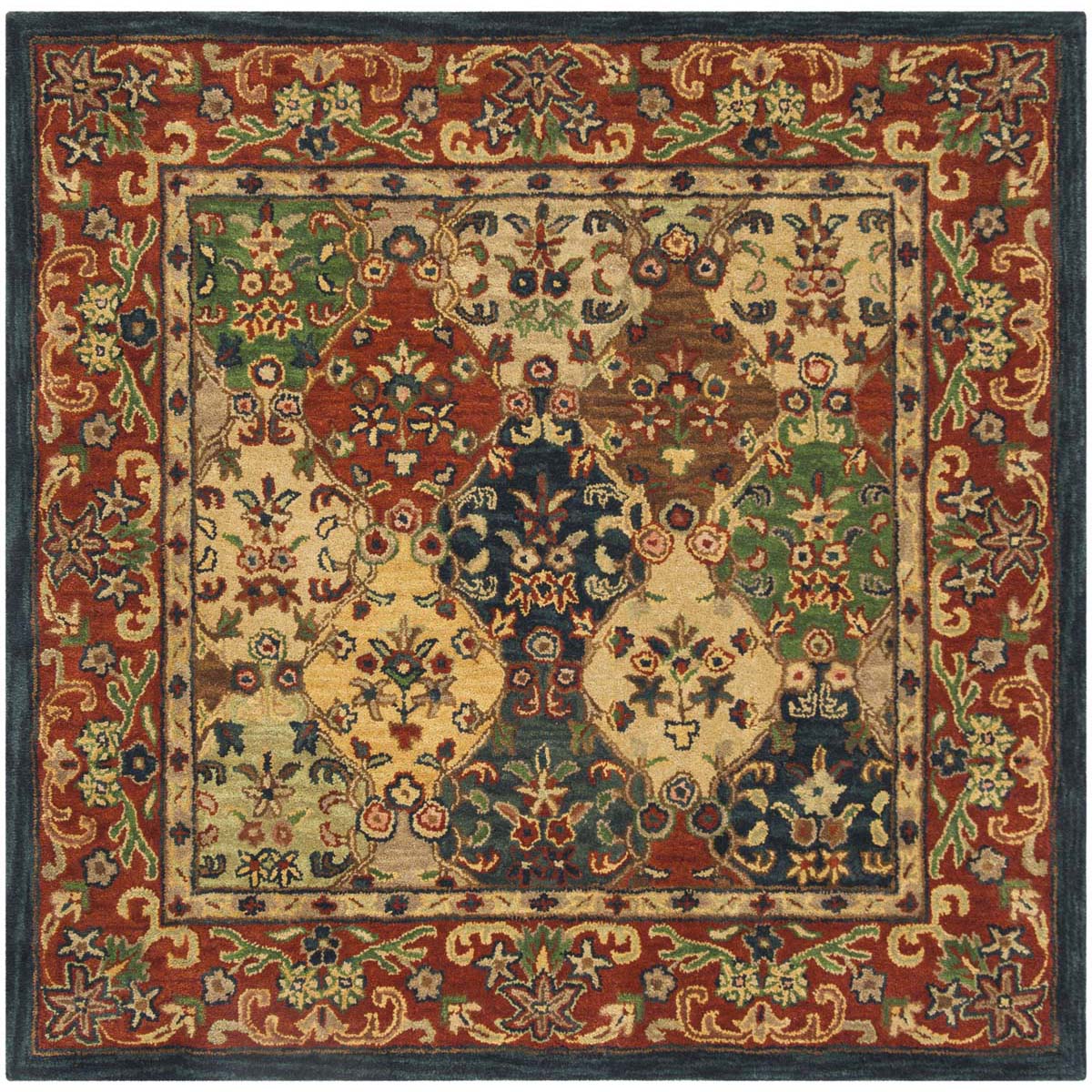 Safavieh Heritage 11 Rug, HG911 - Beige / Burgundy