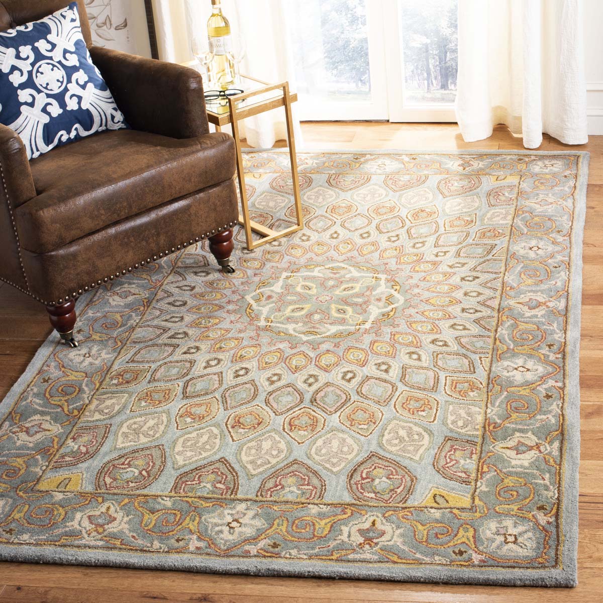 Safavieh Heritage 14 Rug, HG914 - Blue / Grey