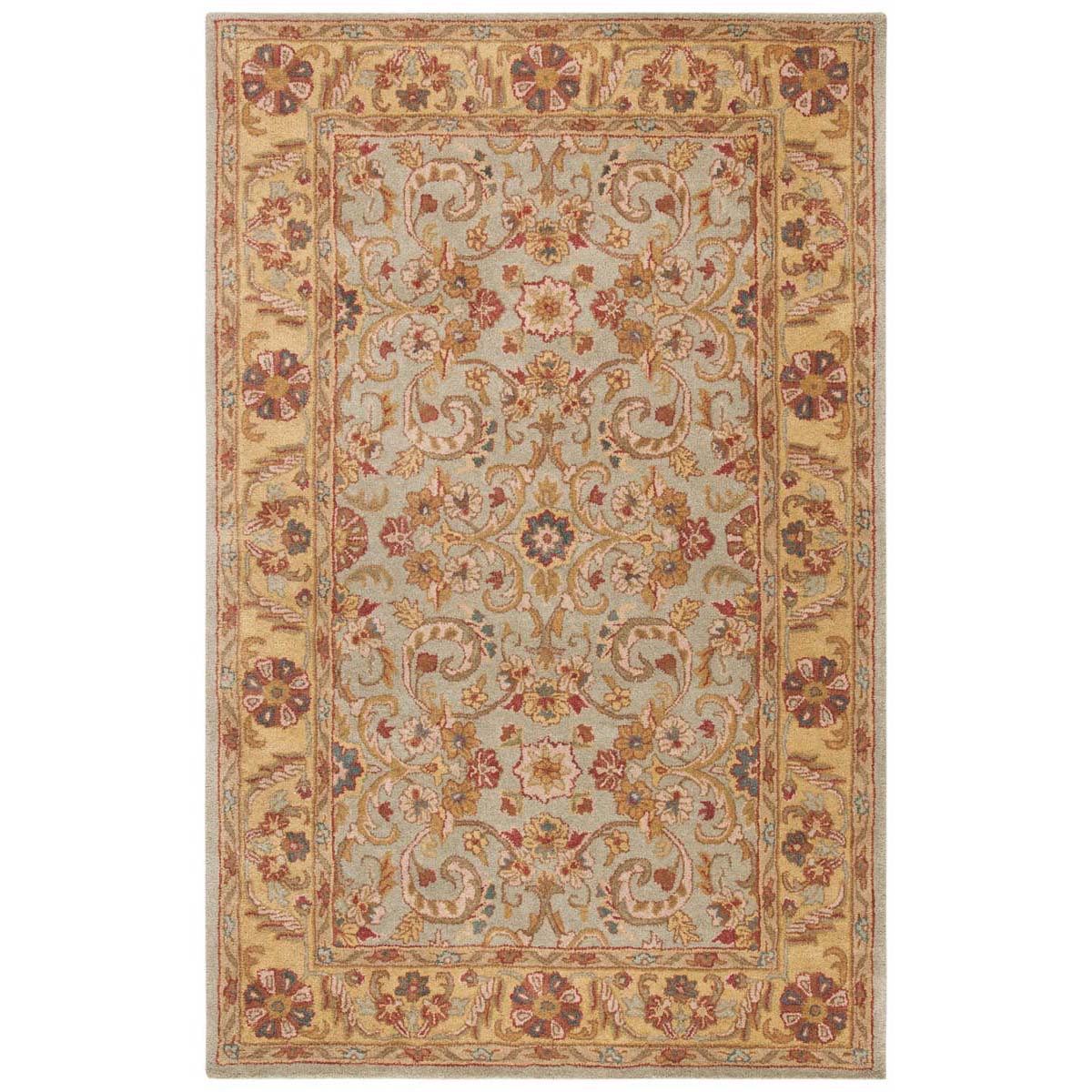 Safavieh Heritage 24A Rug, HG924A - Grey / Gold