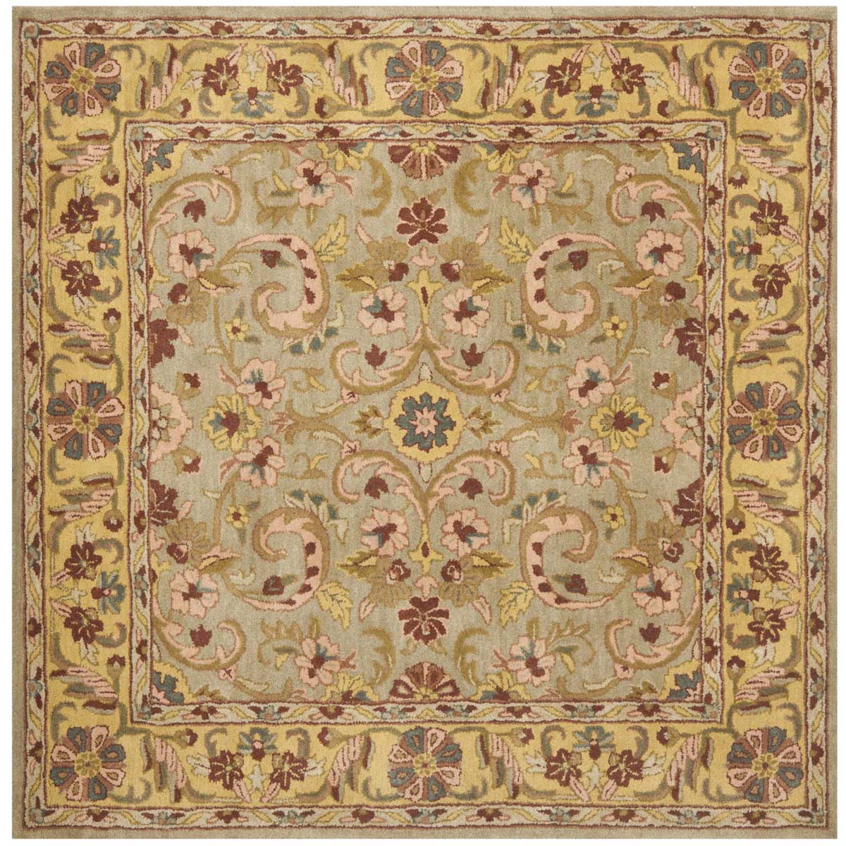 Safavieh Heritage 24A Rug, HG924A - Grey / Gold