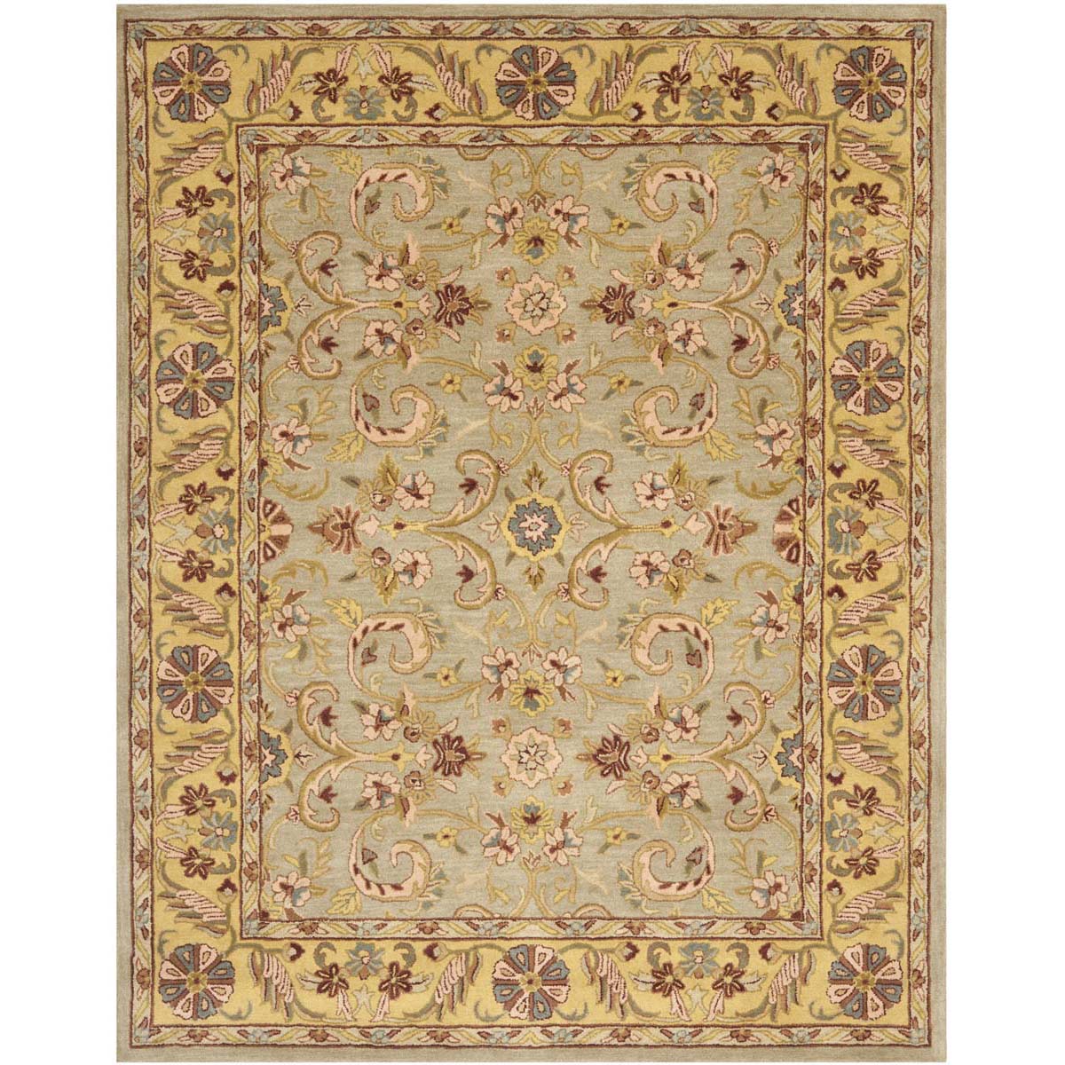 Safavieh Heritage 24A Rug, HG924A - Grey / Gold