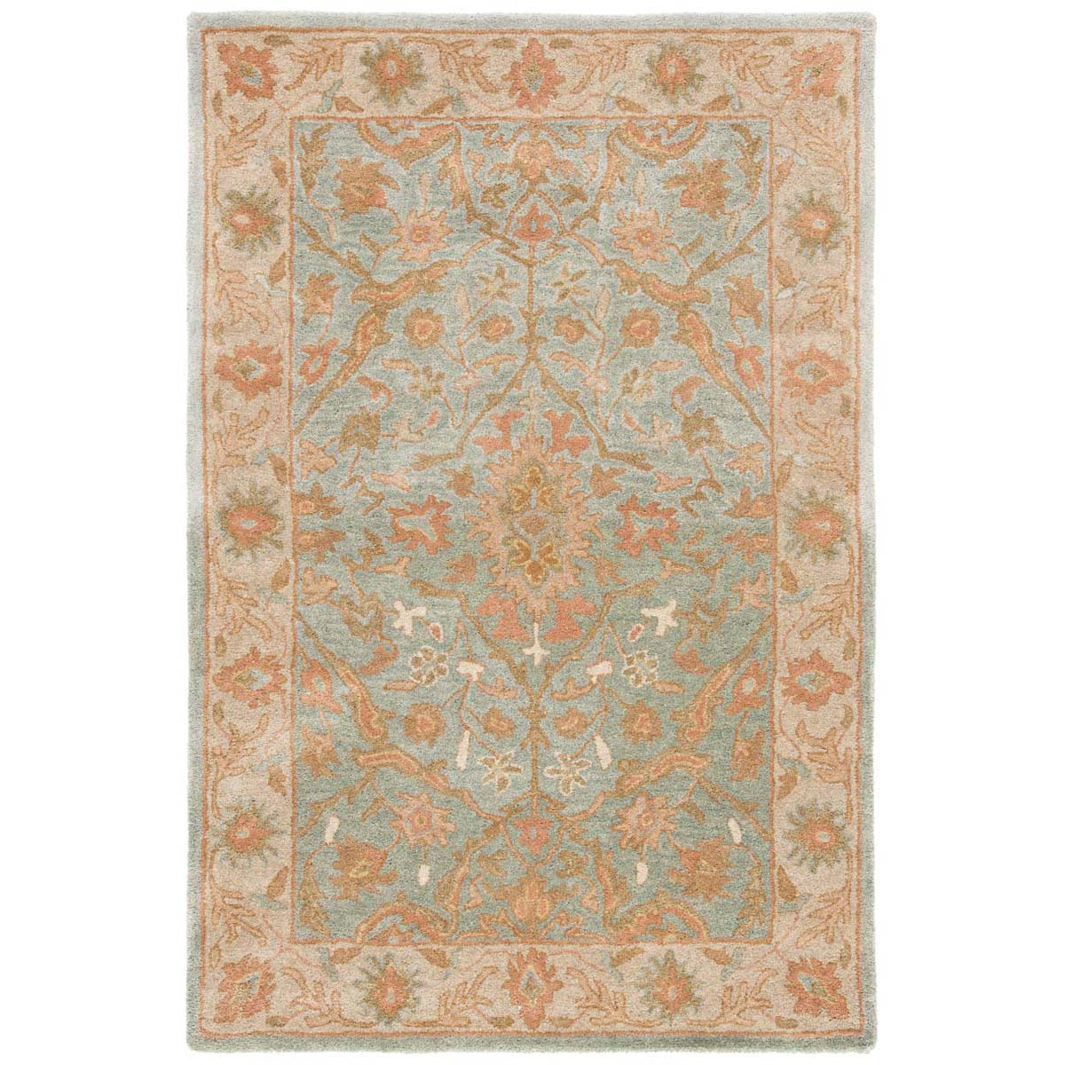 Safavieh Heritage 37A Rug, HG937A - Light Blue / Ivory