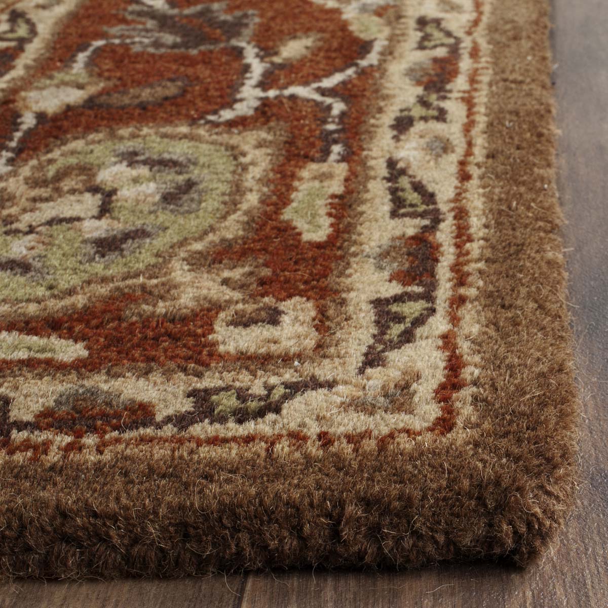 Safavieh Heritage 52 Rug, HG952 - Moss / Rust