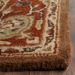 Safavieh Heritage 52 Rug, HG952 - Moss / Rust