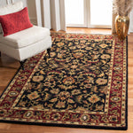 Safavieh Heritage 53 Rug, HG953 - Black / Red