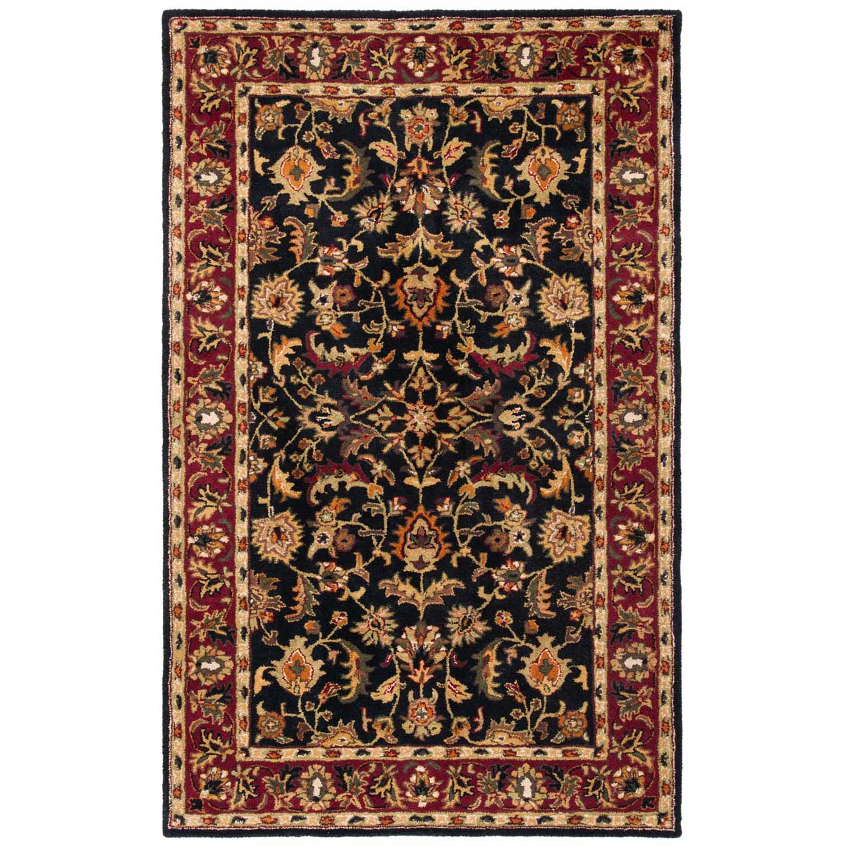 Safavieh Heritage 53 Rug, HG953 - Black / Red