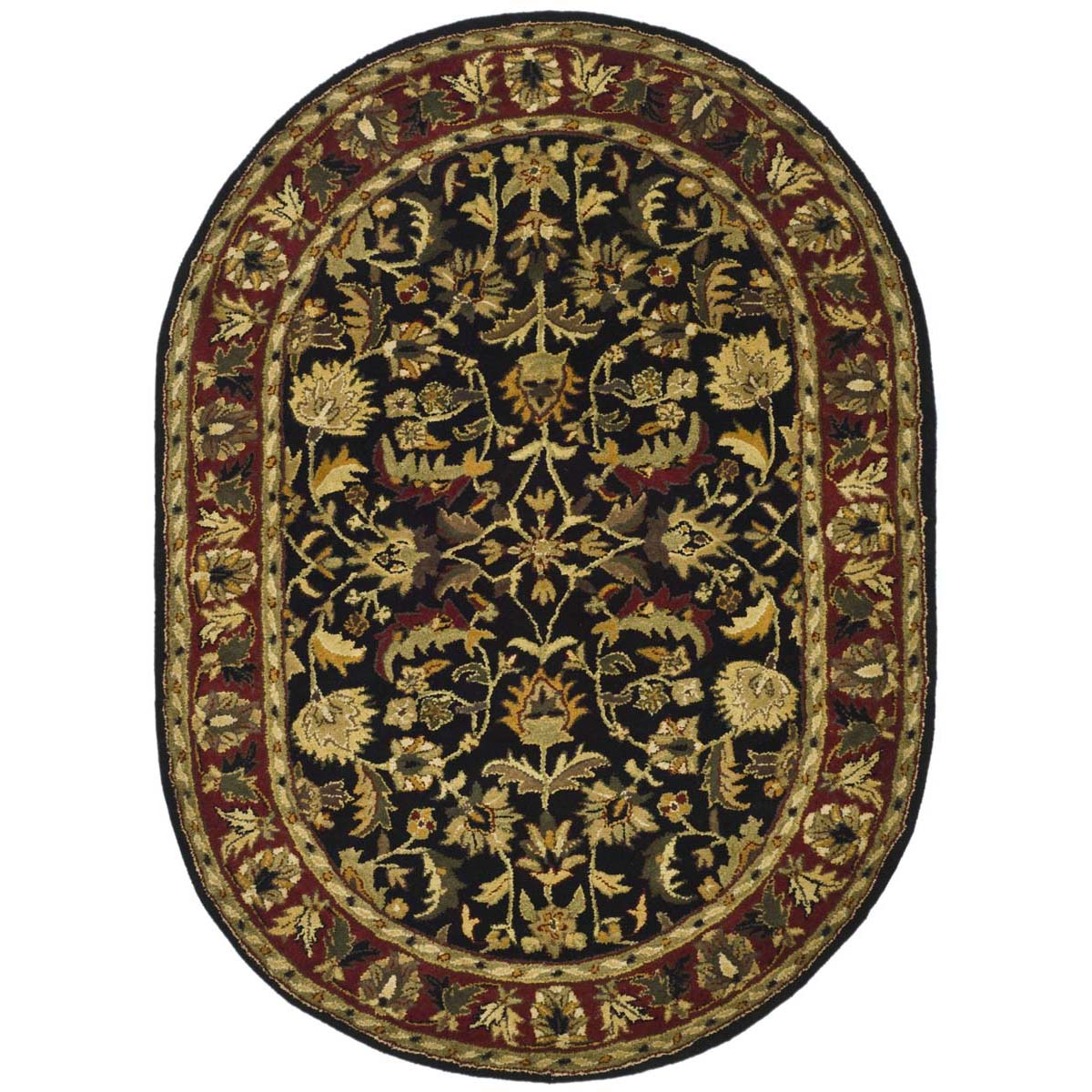 Safavieh Heritage 53 Rug, HG953 - Black / Red