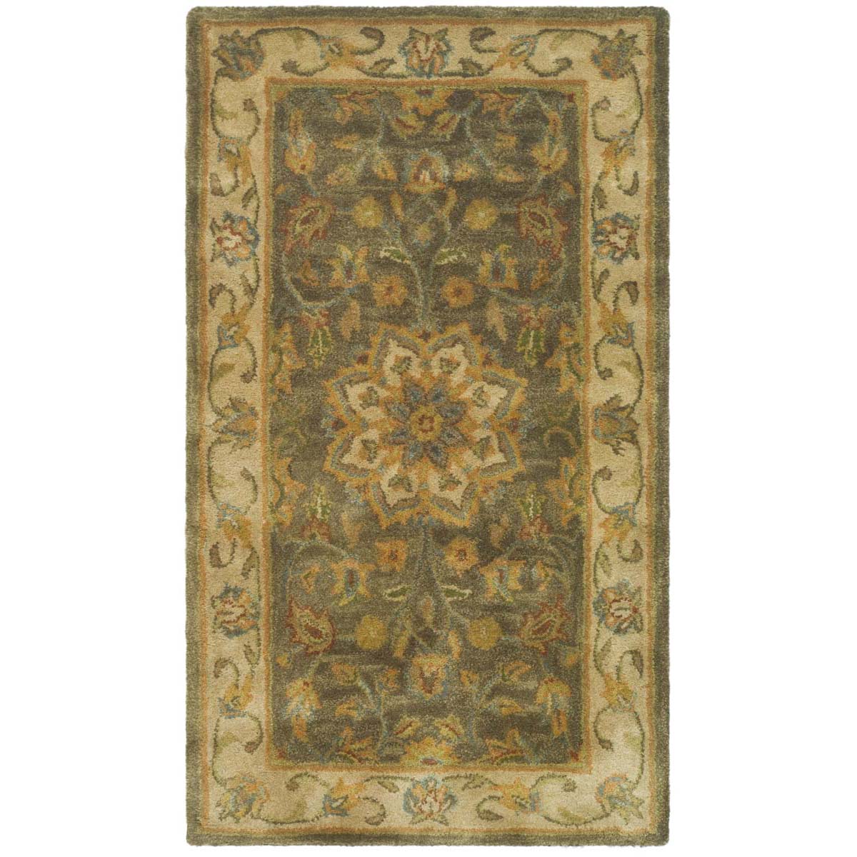 Safavieh Heritage 54 Rug, HG954 - Green / Taupe