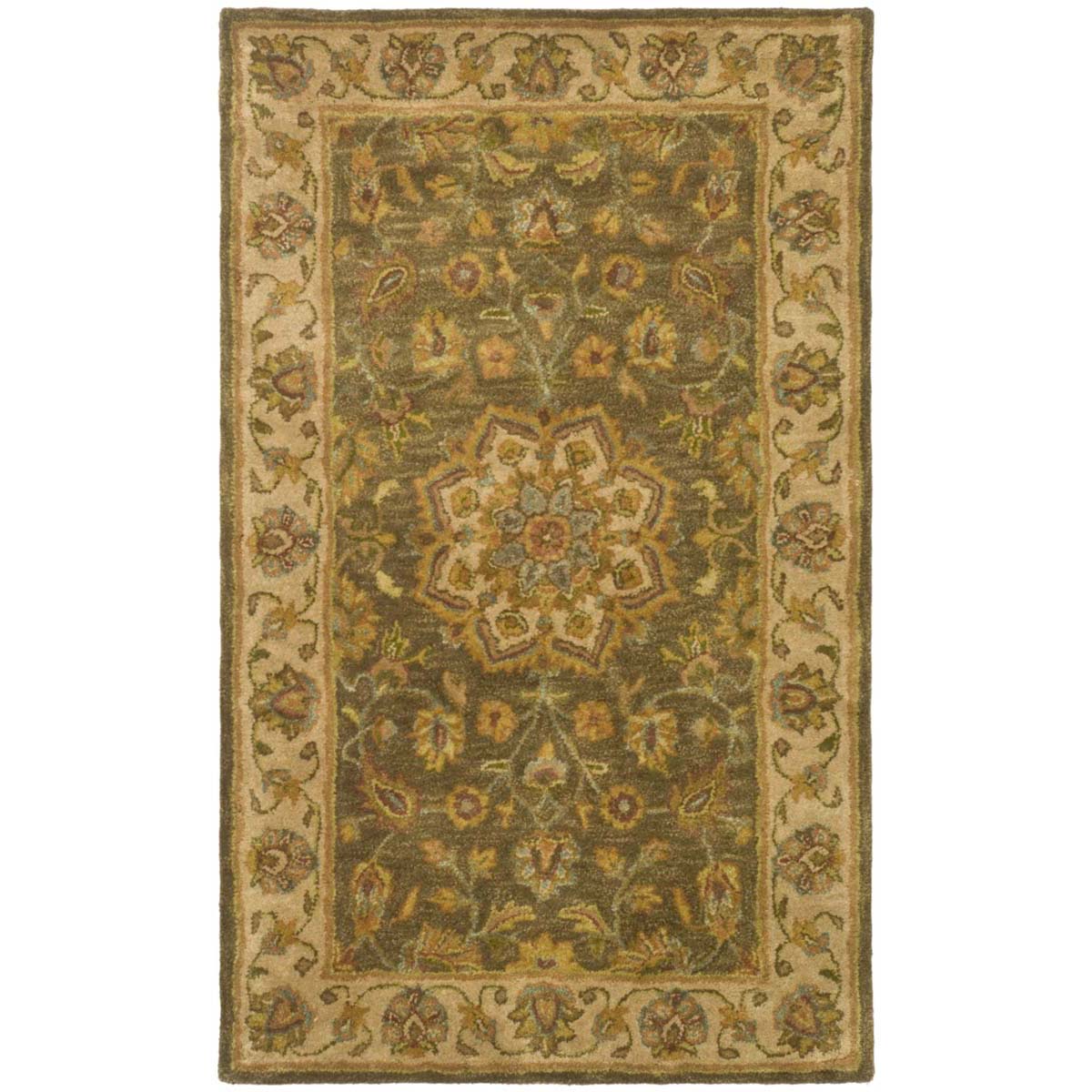 Safavieh Heritage 54A Rug, HG954A - Green / Taupe