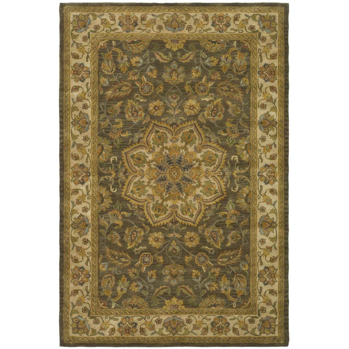 Safavieh Heritage 54A Rug, HG954A - Green / Taupe