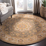 Safavieh Heritage 54A Rug, HG954A - Green / Taupe