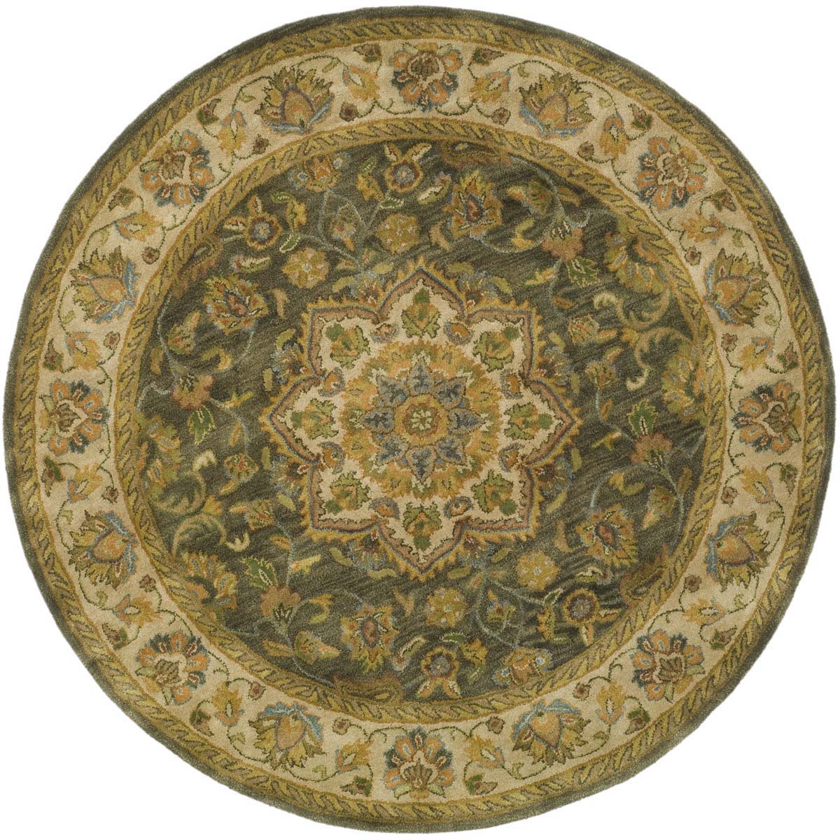 Safavieh Heritage 54A Rug, HG954A - Green / Taupe