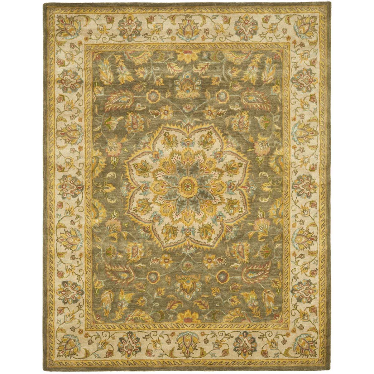 Safavieh Heritage 54A Rug, HG954A - Green / Taupe