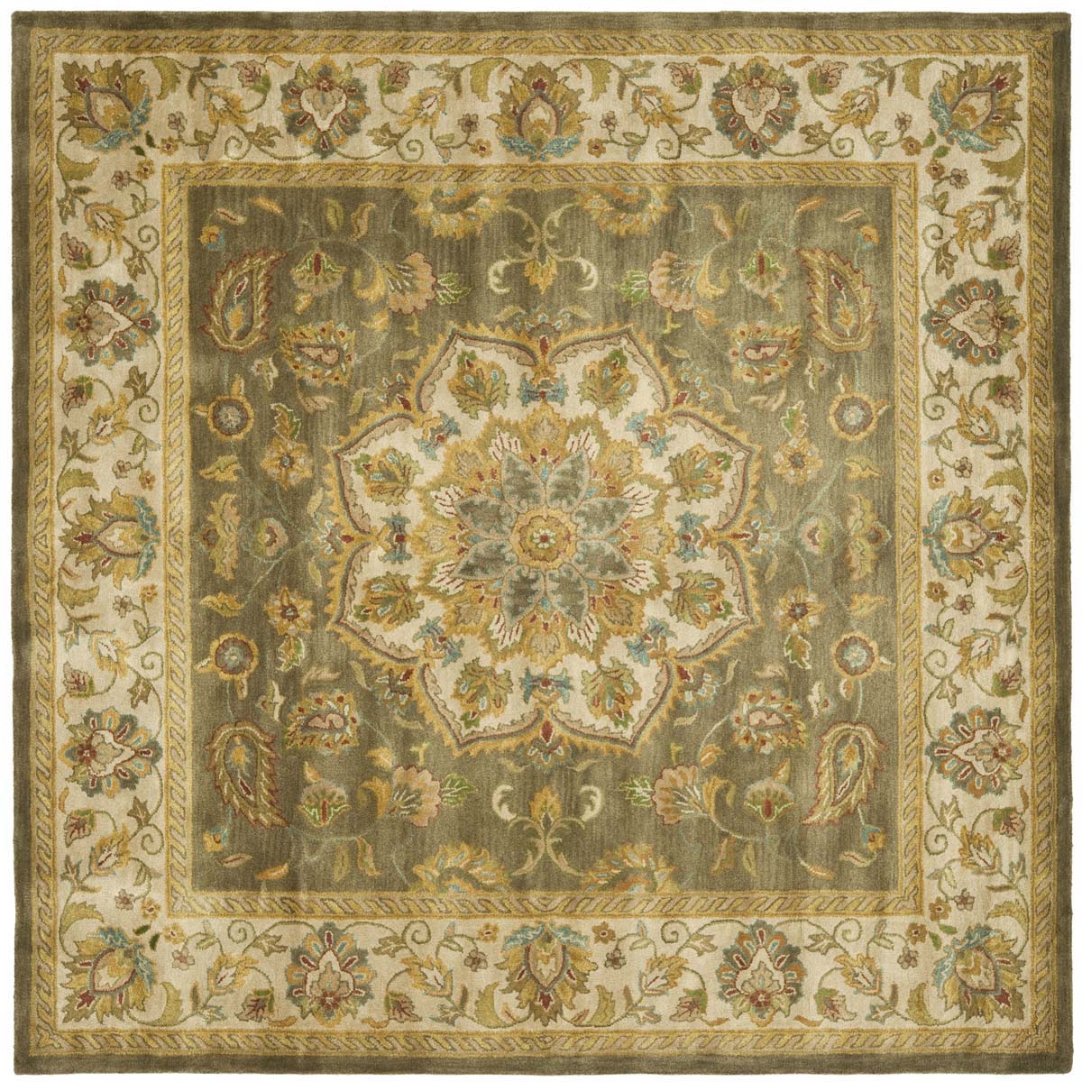 Safavieh Heritage 54A Rug, HG954A - Green / Taupe
