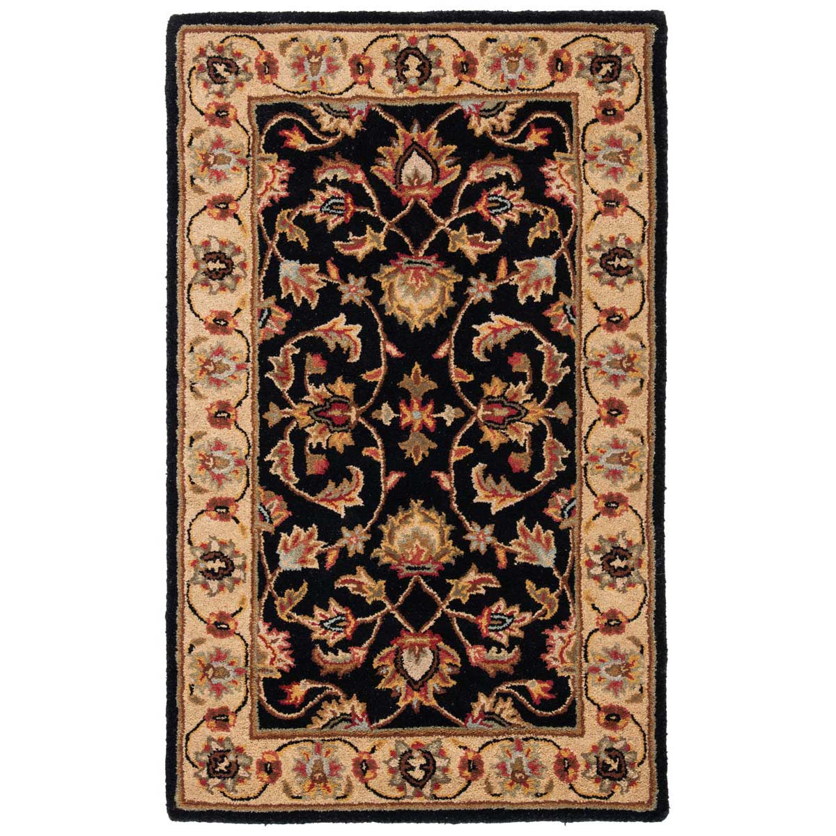 Safavieh Heritage 57A Rug, HG957A - Black / Beige