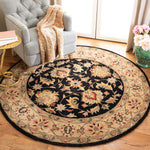 Safavieh Heritage 57 Rug, HG957 - Black / Beige
