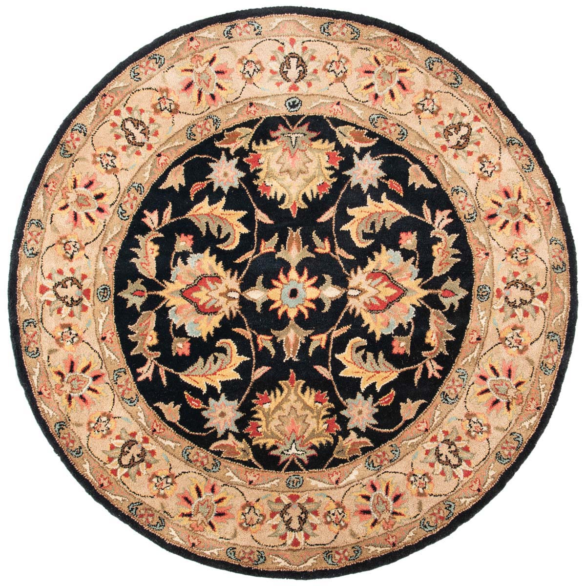 Safavieh Heritage 57 Rug, HG957 - Black / Beige