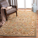 Safavieh Heritage 59 Rug, HG959 - Light Green / Beige