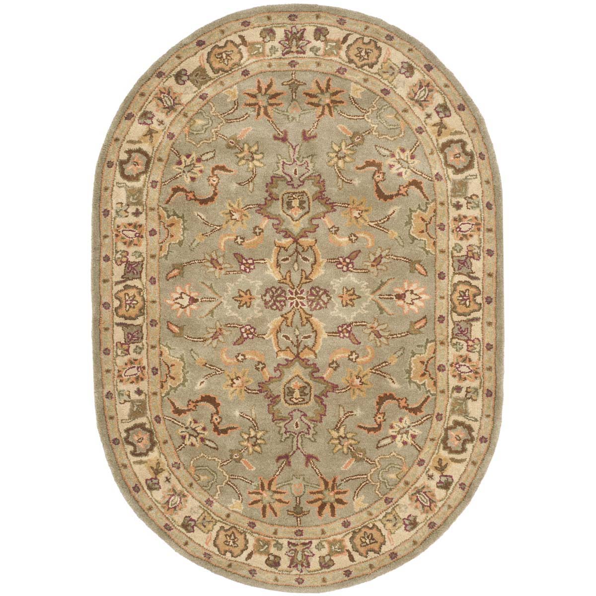 Safavieh Heritage 59A Rug, HG959A - Light Green / Beige