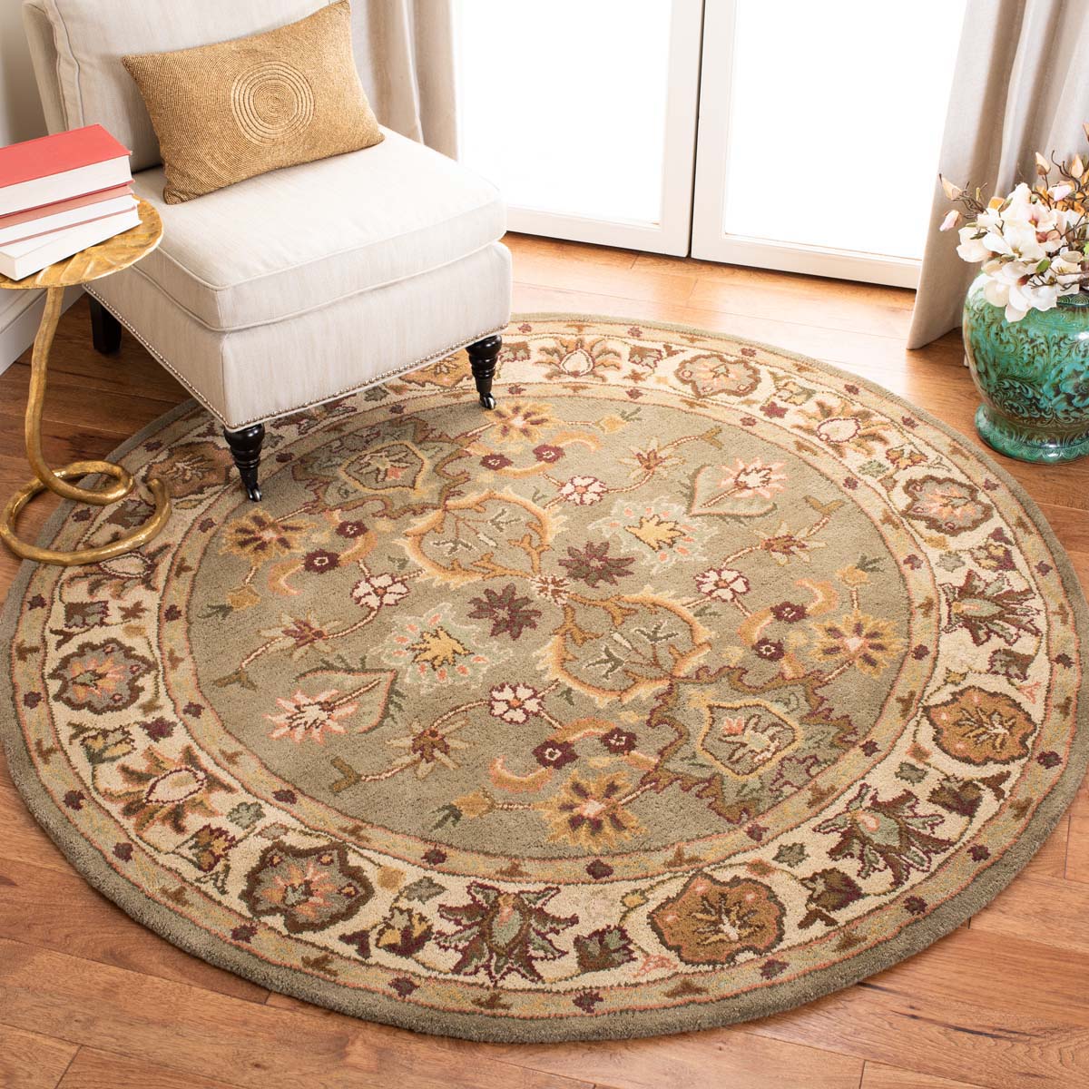 Safavieh Heritage 59A Rug, HG959A - Light Green / Beige