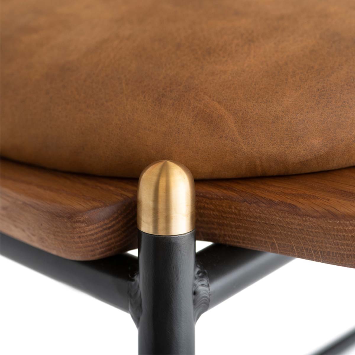District Eight Kink Dining Chair - Umber Tan