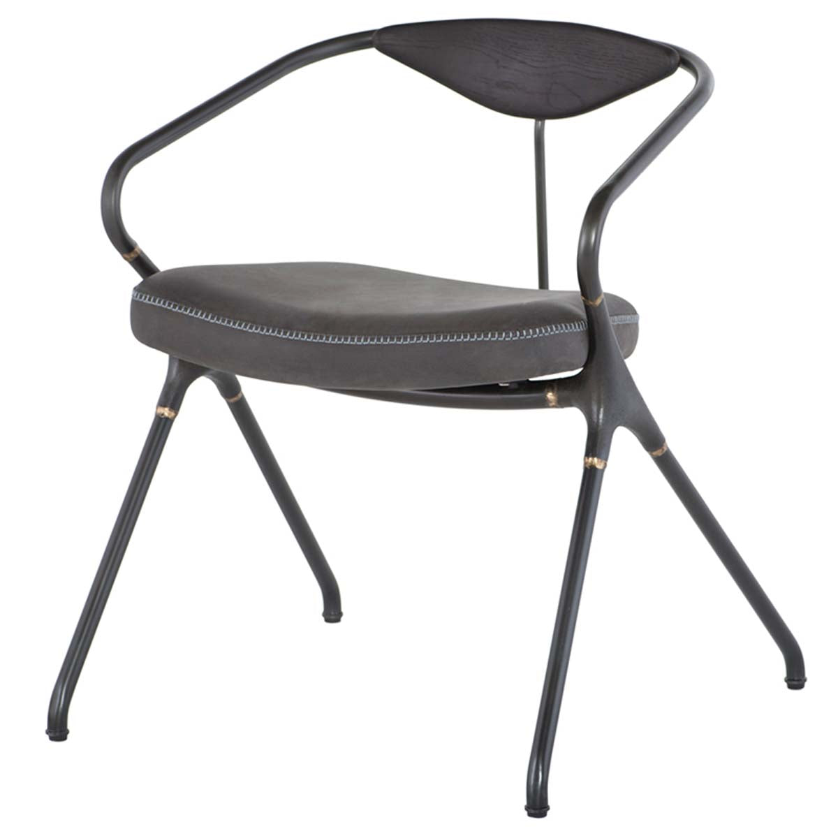 District Eight Akron Dining Chair - Storm Black