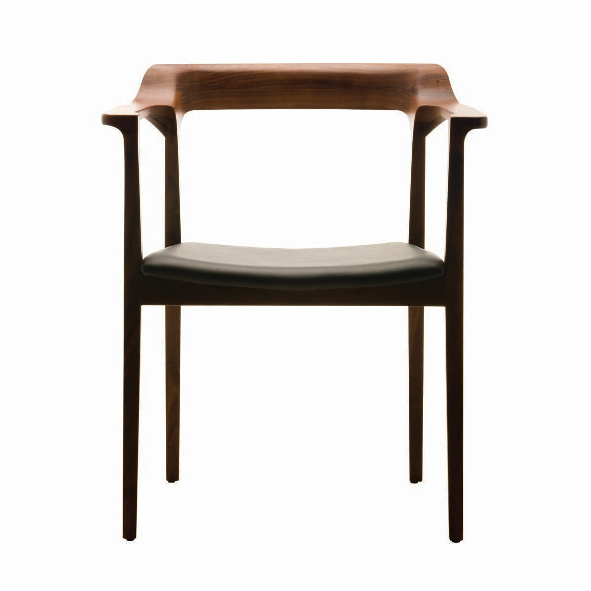 Nuevo Caitlan Dining Chair Tan Walnut Frame