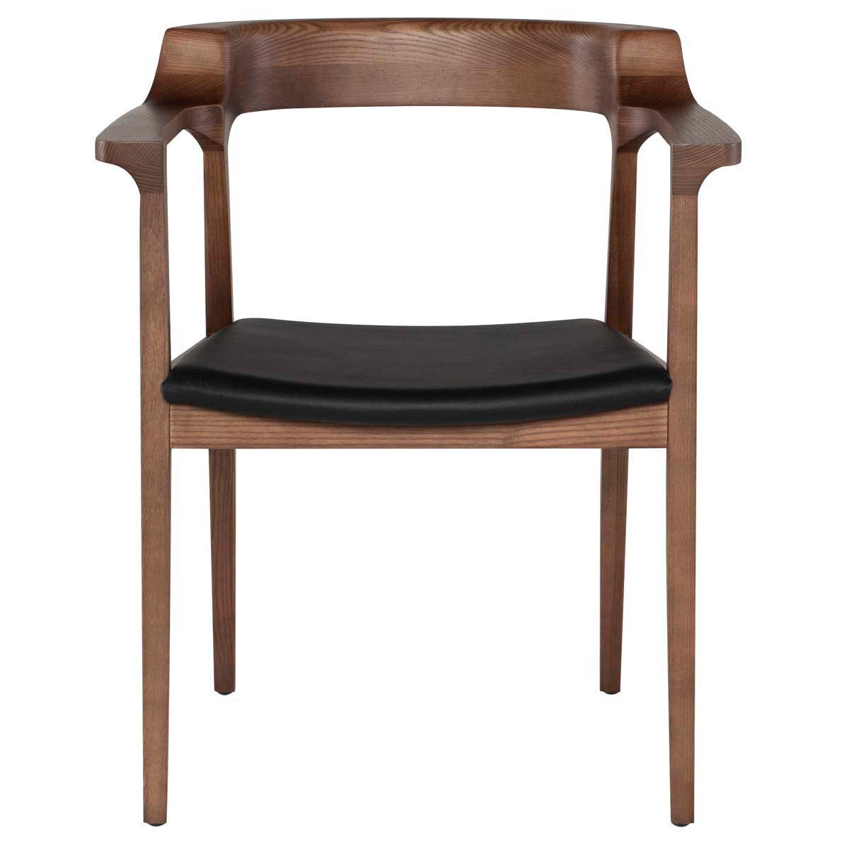 Nuevo Caitlan Dining Chair Walnut Stained Ash Frame