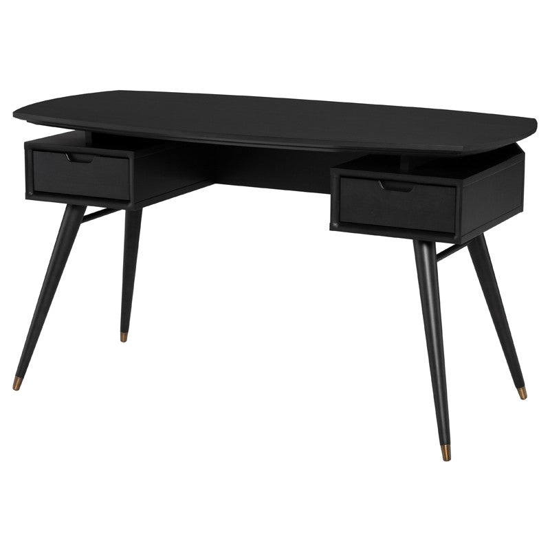Nuevo Carel Desk - Black Ash