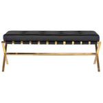 Nuevo Auguste Occasional Bench - Black