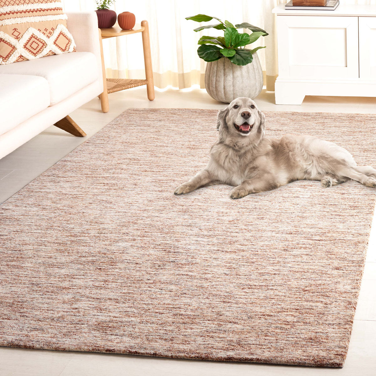 Safavieh Himalaya 593 Rug, HIM593 - Rust / Beige