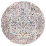 Safavieh History 509 Rug, HIS509 - Light Grey / Rust