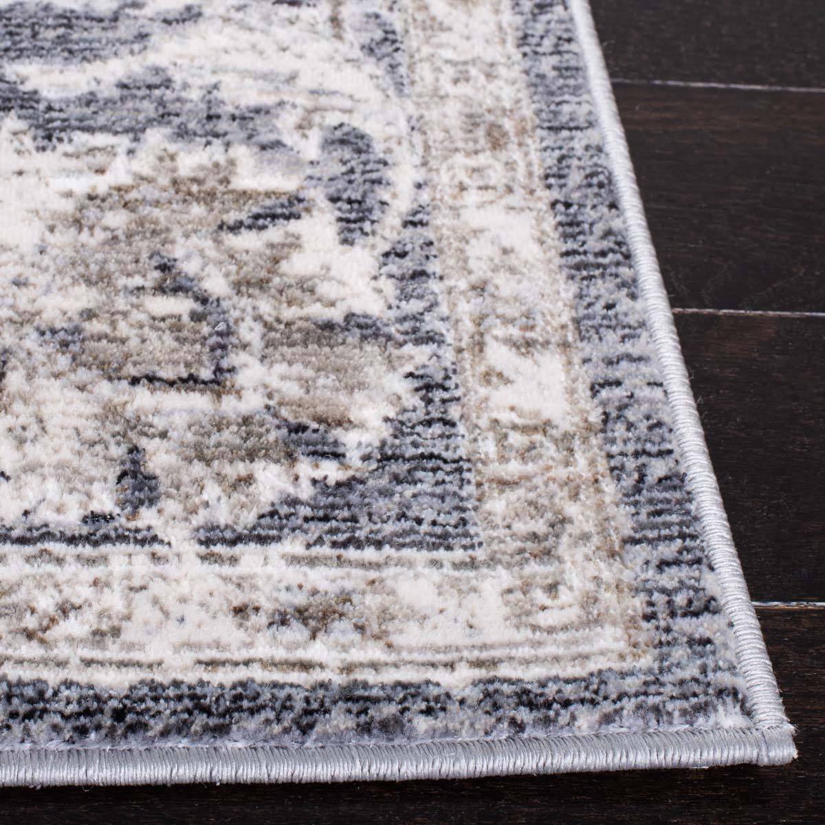 Safavieh History 521 Rug, HIS521 - Dark Grey / Ivory