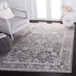Safavieh History 521 Rug, HIS521 - Dark Grey / Ivory