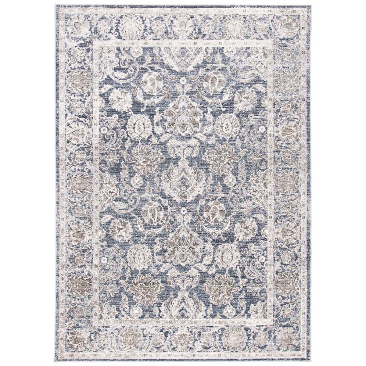 Safavieh History 521 Rug, HIS521 - Dark Grey / Ivory