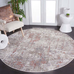 Safavieh History 522 Rug, HIS522 - Light Grey / Terracotta