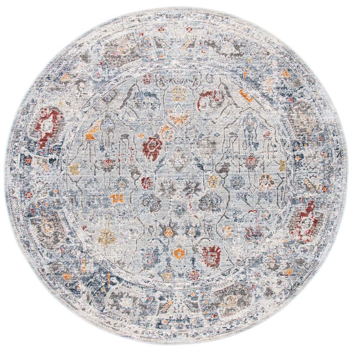 Safavieh History 546 Rug, HIS546 - Light Grey / Gold