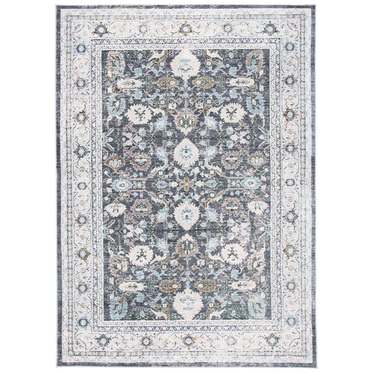 Safavieh History 578 Rug, HIS578 - Light Grey / Dark Grey
